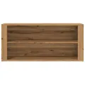 Banc à chaussures chêne artisanal 100x35x45cm bois d'ingénierie