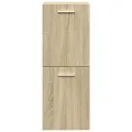 Ensemble de meubles de salle de bain 4 pcs chêne sonoma