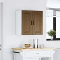 Armoire murale de cuisine Porto chêne marron bois d'ingénierie