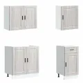 Ensemble d'armoires de cuisine 7 pcs Kalmar bois d'ingénierie