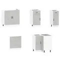 Ensemble d'armoires de cuisine 11 pcs Porto bois d'ingénierie