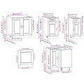 Ensemble d'armoires de cuisine 11 pcs Porto bois d'ingénierie