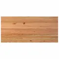 Table à manger marron clair bois de chêne massif rectangulaire