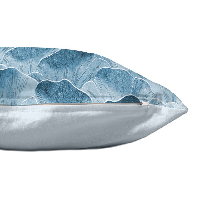 Set di copricuscini HappyFriday Blanc Ginkgo Multicolore 2 Pezzi