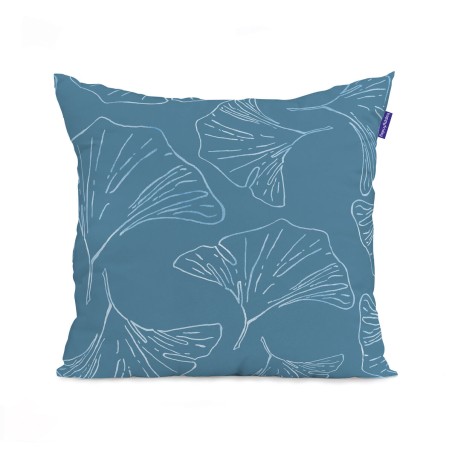 Set de housses de coussin HappyFriday Blanc Ginkgo Multicouleur 2 Piè