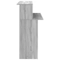 Bureau de réception sonoma gris 100x50x103,5 cm bois ingénierie