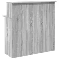 Bureau de réception sonoma gris 100x50x103,5 cm bois ingénierie