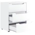 Buffet VISNES blanc 60x40x73 cm bois d'ingénierie