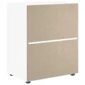 Buffet VISNES blanc 60x40x73 cm bois d'ingénierie
