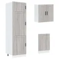 Ensemble d'armoires de cuisine 8 pcs Kalmar bois d'ingénierie