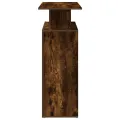 Bureau de réception chêne fumé 100x40x104 cm bois d'ingénierie