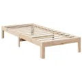 Cadre de lit sans matelas 80x200 cm bois massif de pin