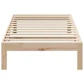 Cadre de lit sans matelas 80x200 cm bois massif de pin