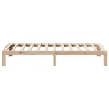 Cadre de lit sans matelas 80x200 cm bois massif de pin