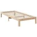 Cadre de lit sans matelas 80x200 cm bois massif de pin