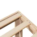 Cadre de lit sans matelas 80x200 cm bois massif de pin