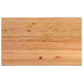 Table à manger marron clair bois de chêne massif rectangulaire