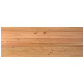 Table à manger marron clair bois de chêne massif rectangulaire