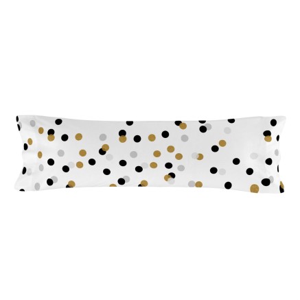 Kussensloop HappyFriday Blanc Golden Dots Multicolour 45 x 125 cm