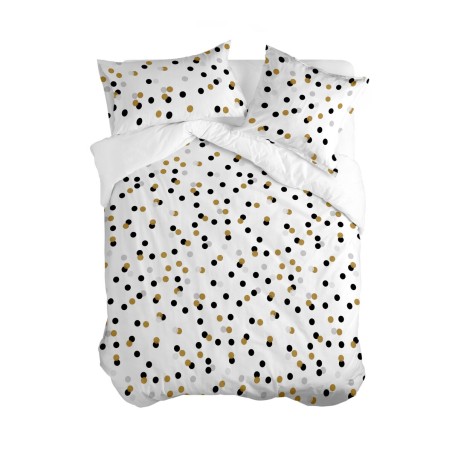 Noorse hoes HappyFriday Blanc Golden dots Multicolour 140 x 200 cm