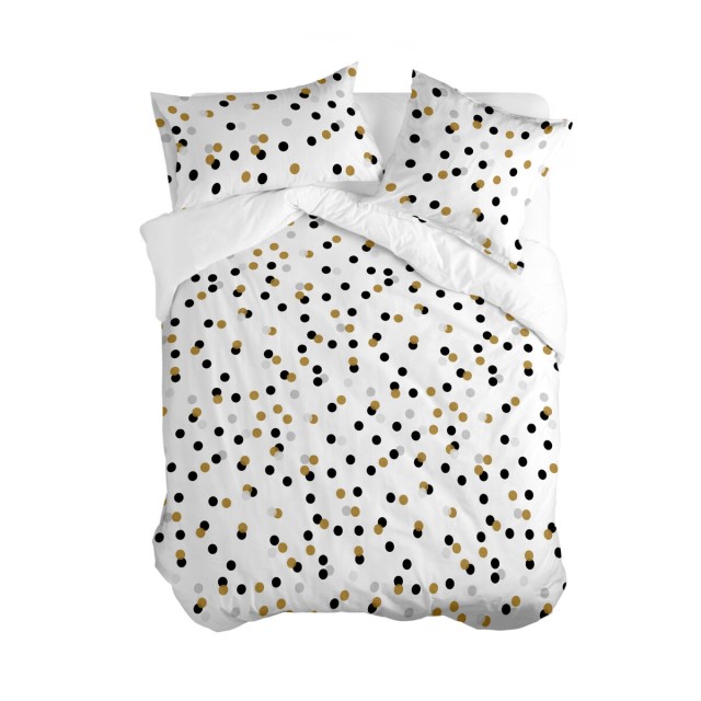 Nordic cover HappyFriday Blanc Golden dots Multicolour 220 x 220 cm