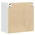 Armoire murale de cuisine Lucca blanc bois d'ingénierie