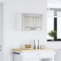 Armoire murale de cuisine Lucca sonoma gris bois ingénierie