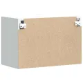 Armoire murale de cuisine Lucca sonoma gris bois ingénierie