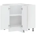 Armoire d'angle de cuisine Lucca sonoma gris bois d'ingénierie