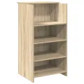 Bureau réception chêne sonoma 55x50x103,5 cm bois d'ingénierie