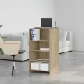 Bureau réception chêne sonoma 55x50x103,5 cm bois d'ingénierie