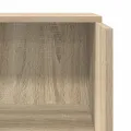Bureau réception chêne sonoma 55x50x103,5 cm bois d'ingénierie