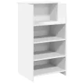 Bureau de réception blanc 55x50x103,5 cm bois d'ingénierie