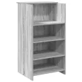 Bureau de réception sonoma gris 55x50x103,5 cm bois ingénierie