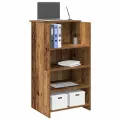 Bureau de réception vieux bois 55x50x103,5 cm bois d'ingénierie