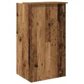 Bureau de réception vieux bois 55x50x103,5 cm bois d'ingénierie