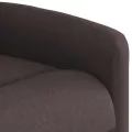 Fauteuil de massage inclinable électrique Marron foncé Tissu