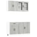 Ensemble d'armoires de cuisine 4 pcs Kalmar bois d'ingénierie