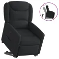 Fauteuil inclinable noir tissu