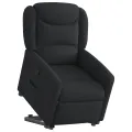 Fauteuil inclinable noir tissu