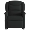 Fauteuil inclinable noir tissu