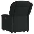 Fauteuil inclinable noir tissu