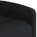 Fauteuil inclinable noir tissu