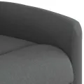Fauteuil inclinable électrique Gris foncé Tissu