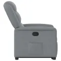 Fauteuil inclinable Gris clair Tissu