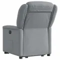 Fauteuil inclinable Gris clair Tissu