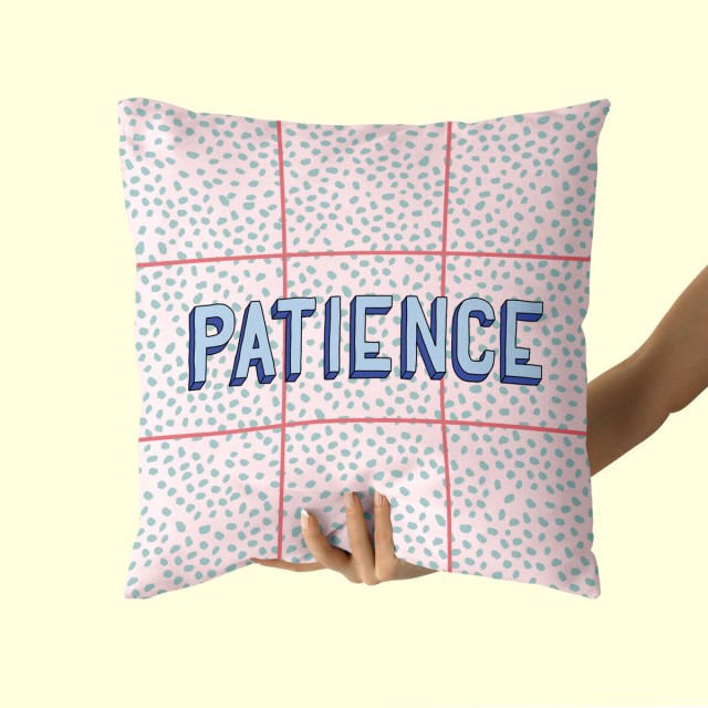 Fodera per cuscino HappyFriday Aware Patience Multicolore 50 x 50 cm 2