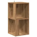 Armoire d'angle chêne artisanal 33x33x67 cm bois d'ingénierie