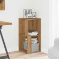 Armoire d'angle chêne artisanal 33x33x67 cm bois d'ingénierie