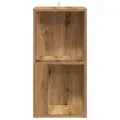 Armoire d'angle chêne artisanal 33x33x67 cm bois d'ingénierie